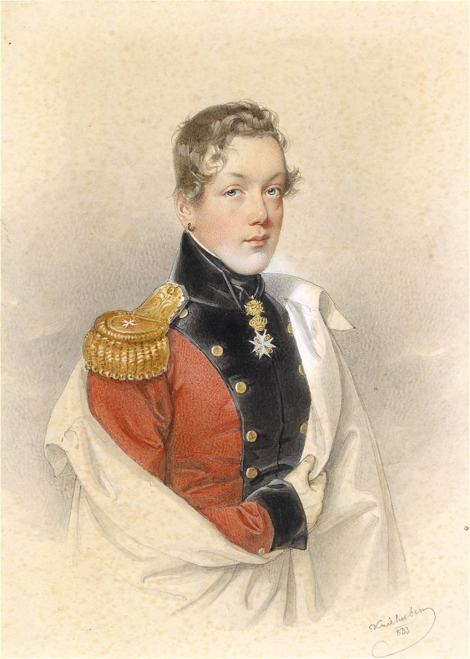 Josef Kriehuber Bildnis eines österreichischen Prinzen 1833