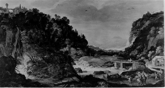 Joos de Momper, II - Mountain Landscape - 1935.157 - Art Institute of Chicago