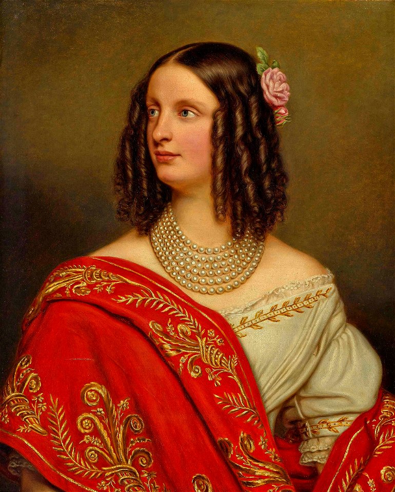 Josef Bernhardt - Prinzessin Auguste Ferdinande von Bayern, Erzherzogin von Österreich-Toskana 1845