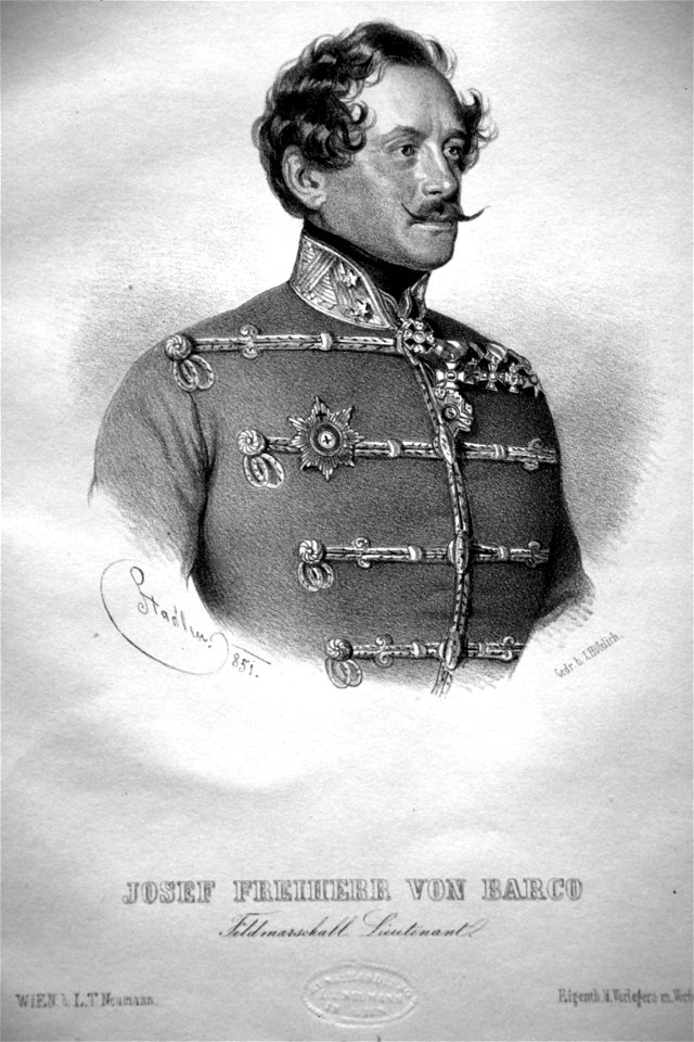 Josef Freiherr von Barco Litho