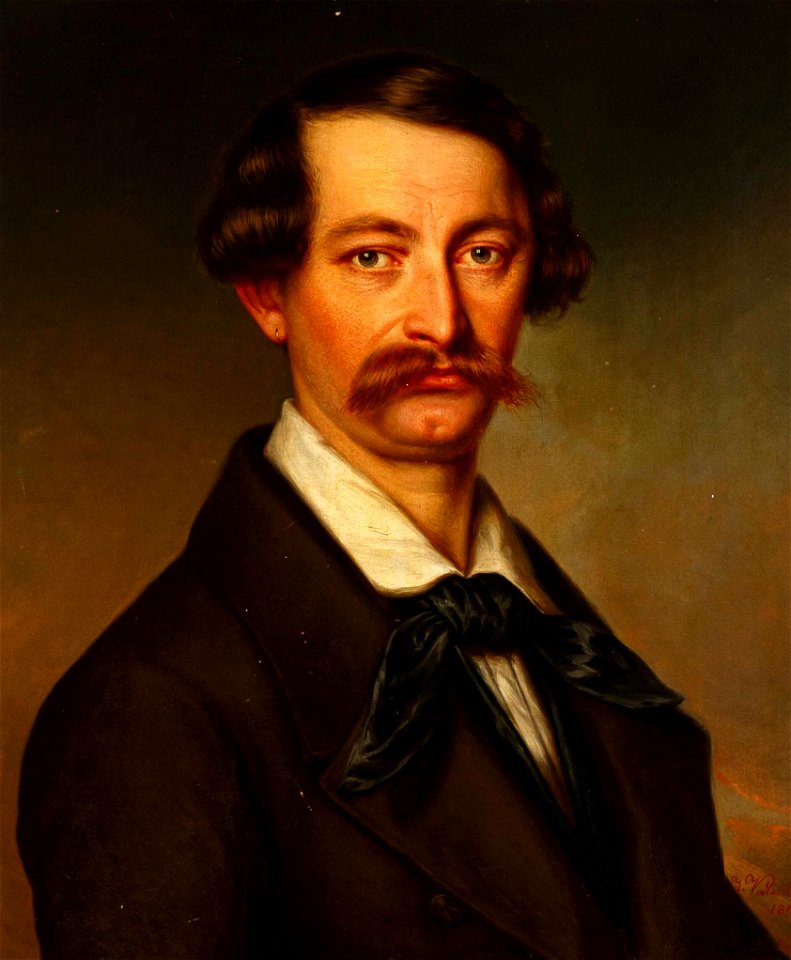 Josef Valentin Herrenporträt 1842