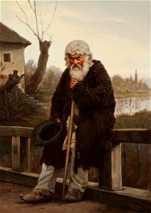 Josef Huttary Alter Bettler 1887