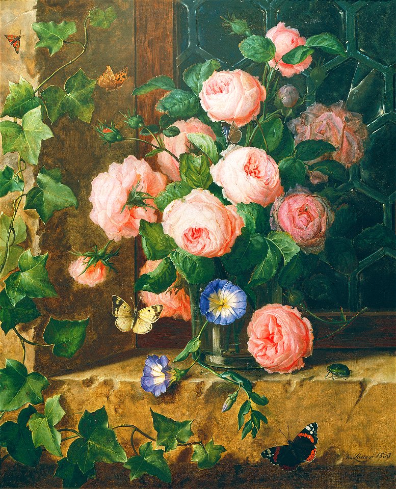 Josef Lauer - Blumenstillleben - 8045 - Kunsthistorisches Museum