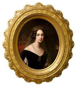 Josefina, 1807-1876, prinsessa av Leuchtenberg, drottning av Sverige (Sophie Adlersparre) - Nationalmuseum - 16222. Free illustration for personal and commercial use.