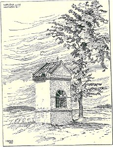 Josef Brož (1866-1949) - kaplička za vsí Kratušín