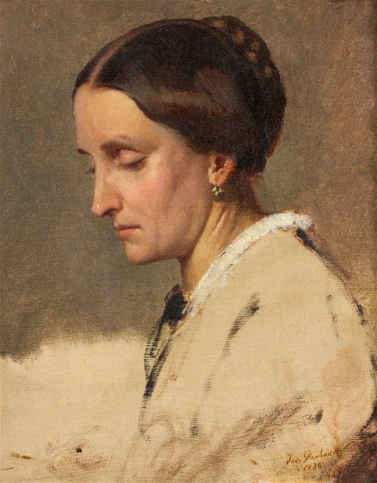 Josef Danhauser - Frauenporträt - 9806 - Österreichische Galerie Belvedere