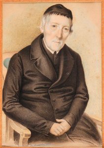 Josef Fraunholz Halbportrait eines Geistlichen