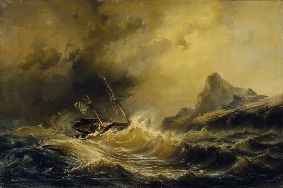 Josef Carl Berthold Püttner - Schiffbruch bei Kap Hoorn - 7774 - Kunsthistorisches Museum