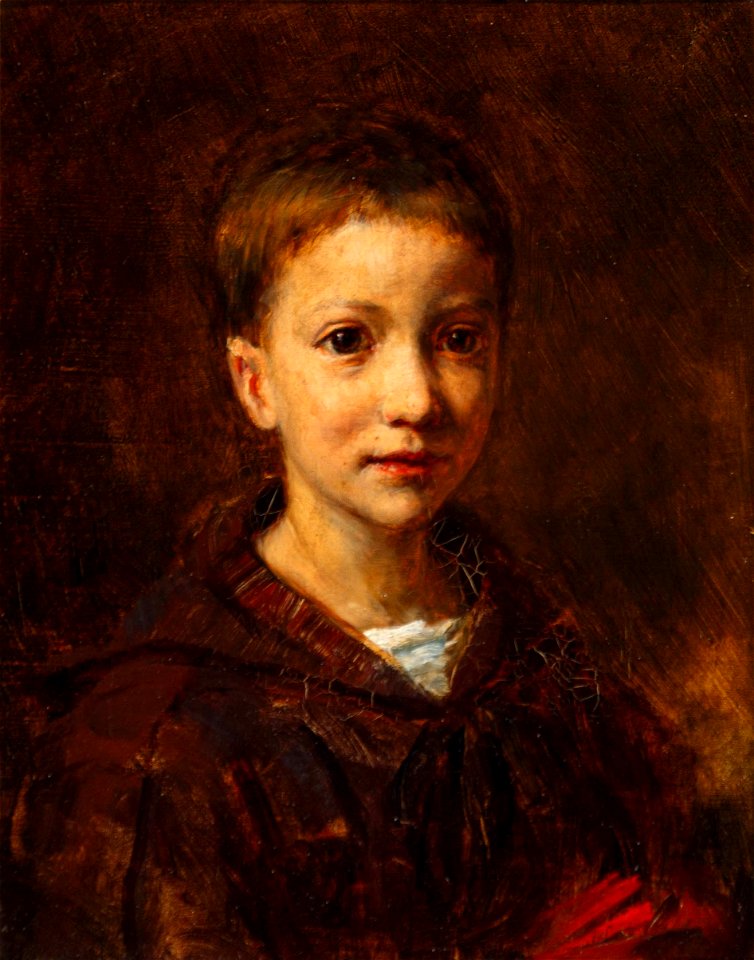 Josef Messner (attr) Knabenportrait Adolfo Nast-Kolb