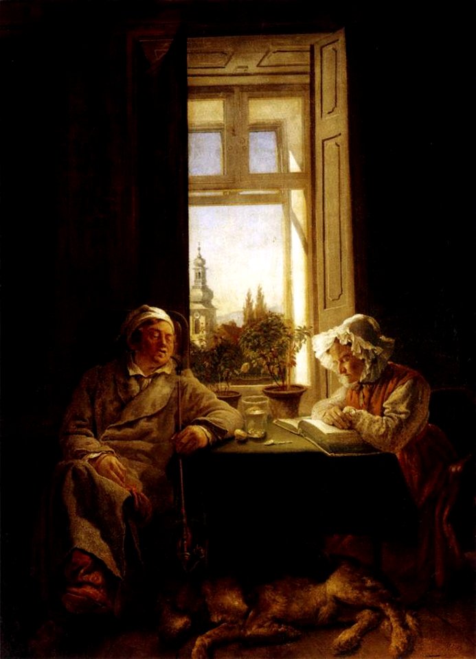 Josef Franz Danhauser - Siesta (The Sleepers) - WGA05908