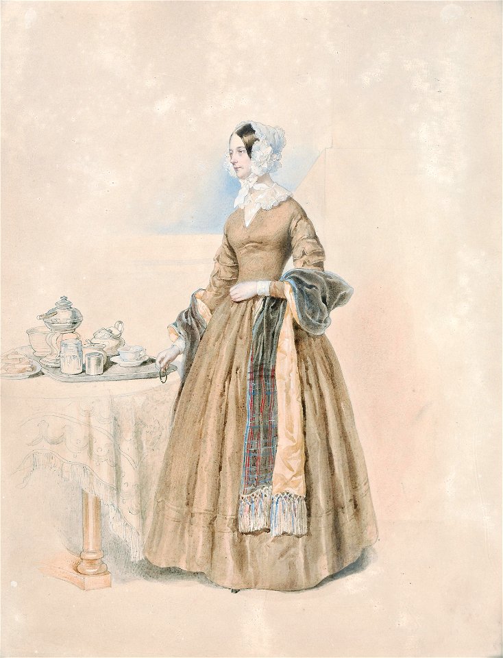 Josef Kriehuber Portrait Fürstin Leopoldine Karoline Palffy