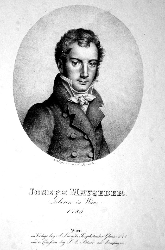 Josef Mayseder Litho