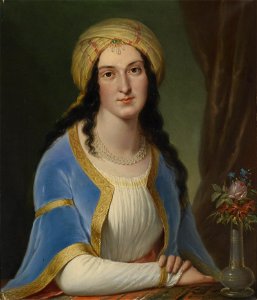 Josef Grassi (circle) Bildnis einer einen Turban tragenden Dame