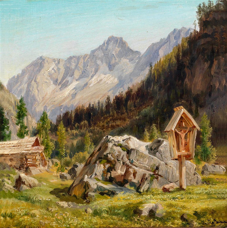 Josef Hoffmann Das Scharreck im Seethal bei Mallnitz