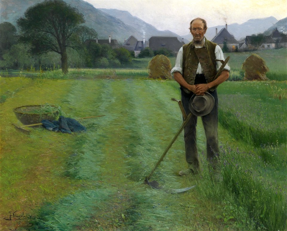 Josef Kinzel Abendläuten 1903