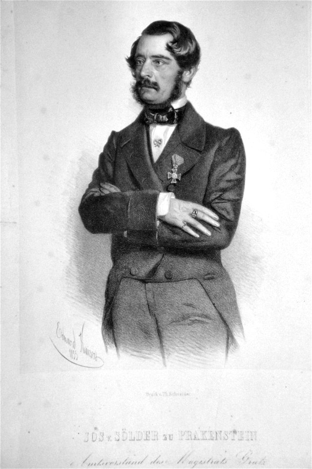 Josef von Sölder zu Prankenstein Litho
