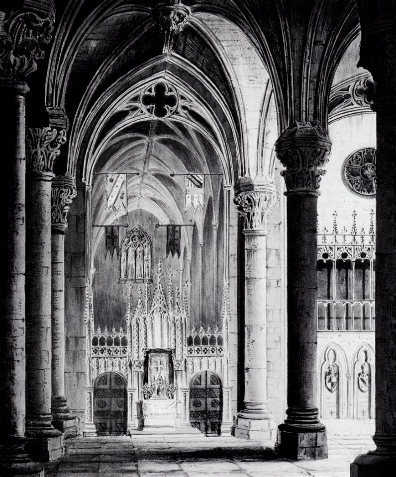 Josef Mühldorfer Bühnenbild Der Prophet Mannheim 1851