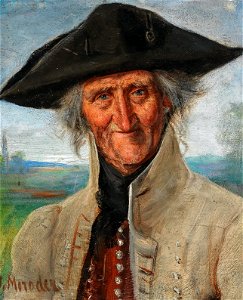 Josef Theodor Moroder-Lusenberg Bildnis eines Veteranen