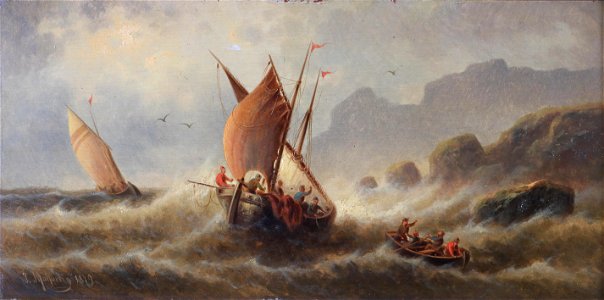 Josef Mahorcig - Fischerboot in Seenot