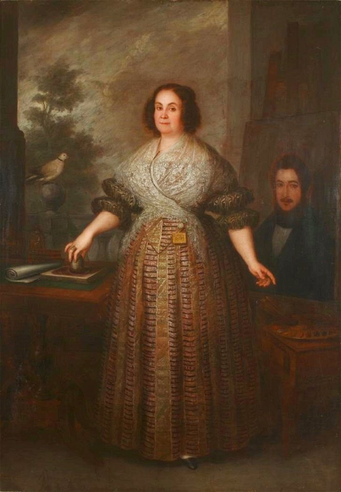 Josefa López, esposa de José Gutiérrez de la Vega (Museo del Romanticismo de Madrid)