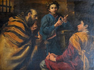 Joseph expliquant les songes - Giovanni Antonio Burrini - Q18573554