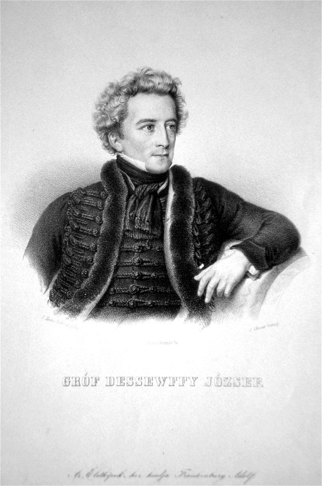 Josef von Dessewffy Litho