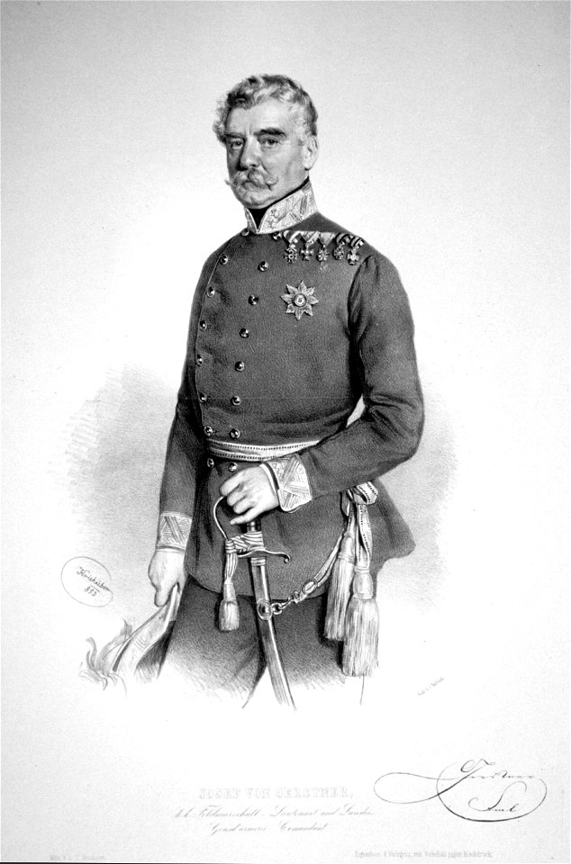 Josef von Gerstner Litho