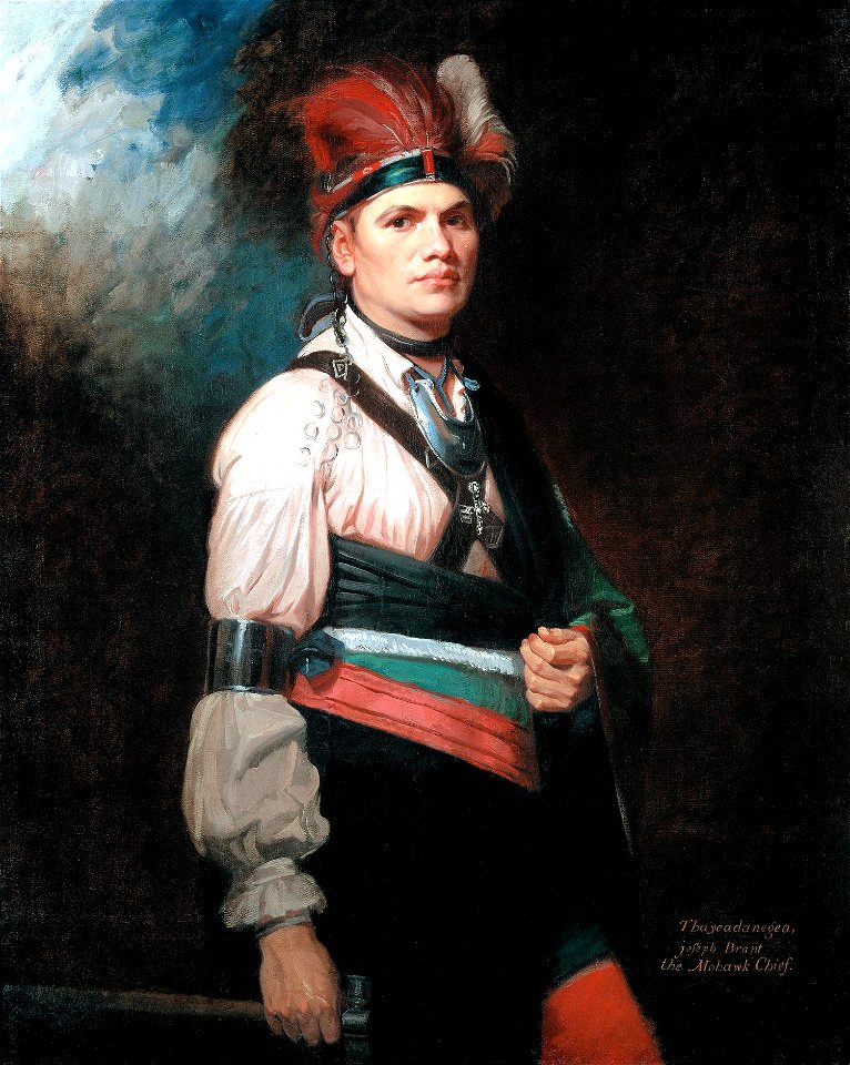 Joseph Brant painting by George Romney 1776 (2)