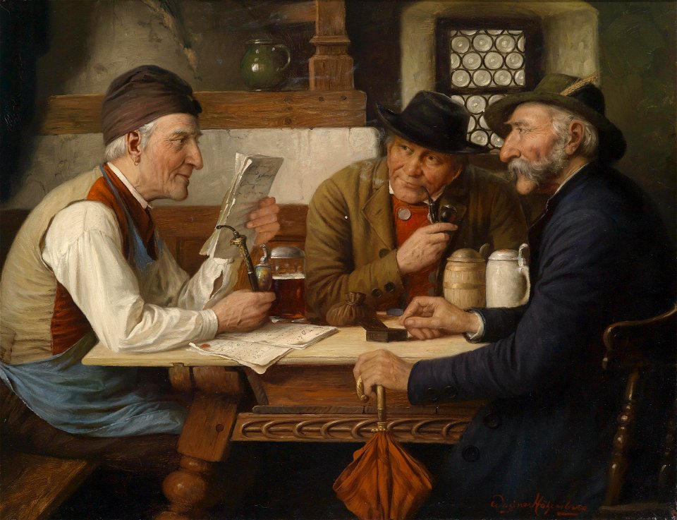 Josef Wagner-Höhenberg Die Wirtshausrunde