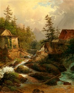 Josef Feid - A mountain mill