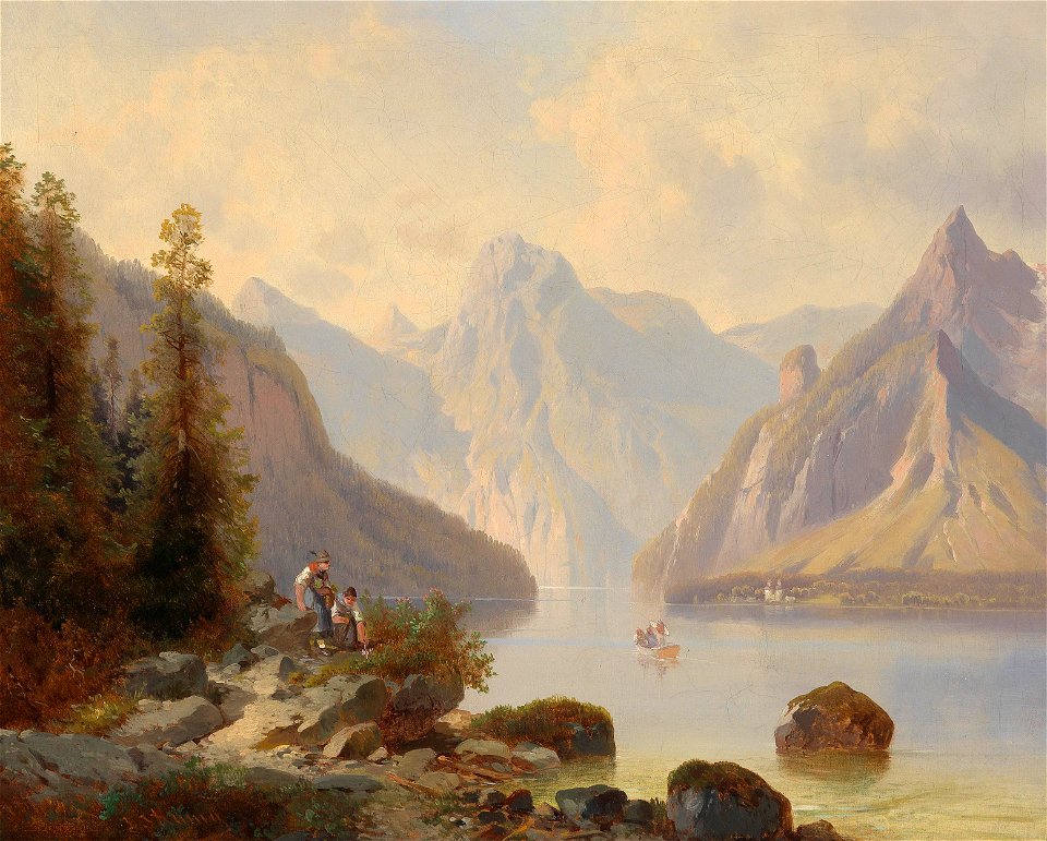 Josef Thoma Blick auf den Königssee