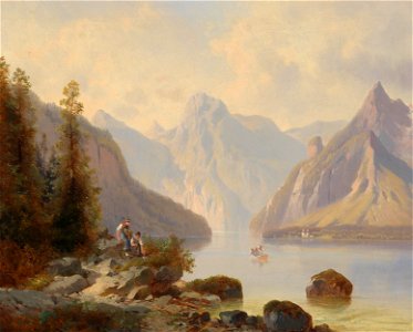 Josef Thoma Blick auf den Königssee