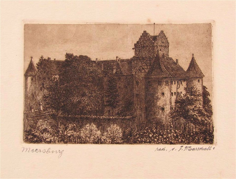 Josef Marschall Burg Meersburg