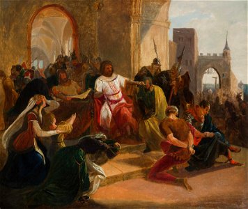 Josef Zak Karl IV richtet Johann von Snojmo Studie