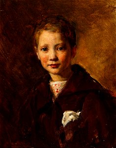 Josef Messner (attr) Knabenportrait Giulio Nast-Kolb.