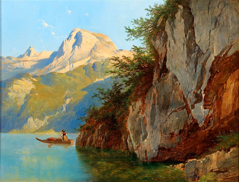 Josef Thoma Blick vom Pfaffengföll