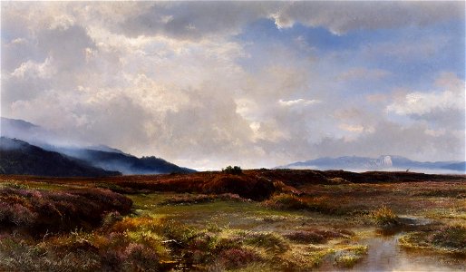Josef Wenglein Weite Landschaft im Dachauer Moos