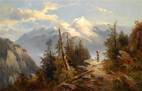 Josef Thoma Alpenlandschaft