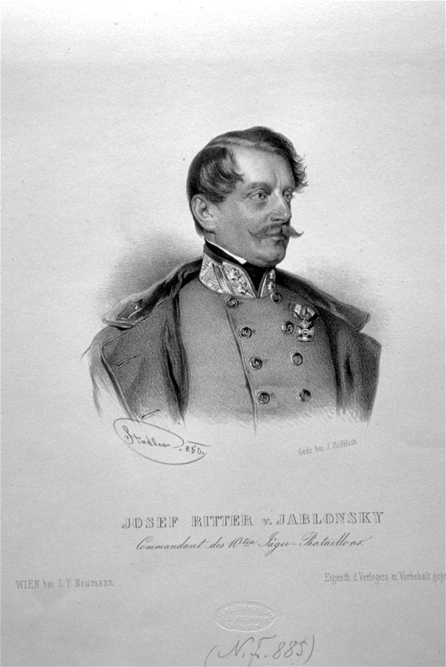 Josef von Jablonsky Litho