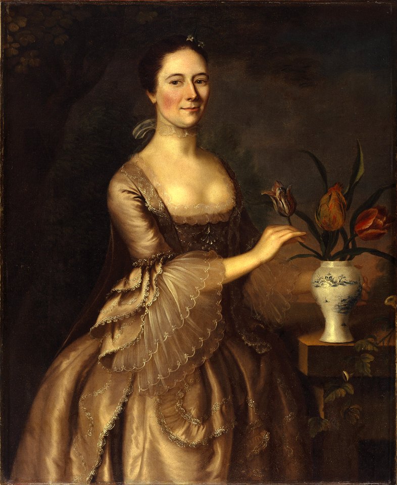 Joseph Blackburn - Portrait of a Woman - Google Art Project
