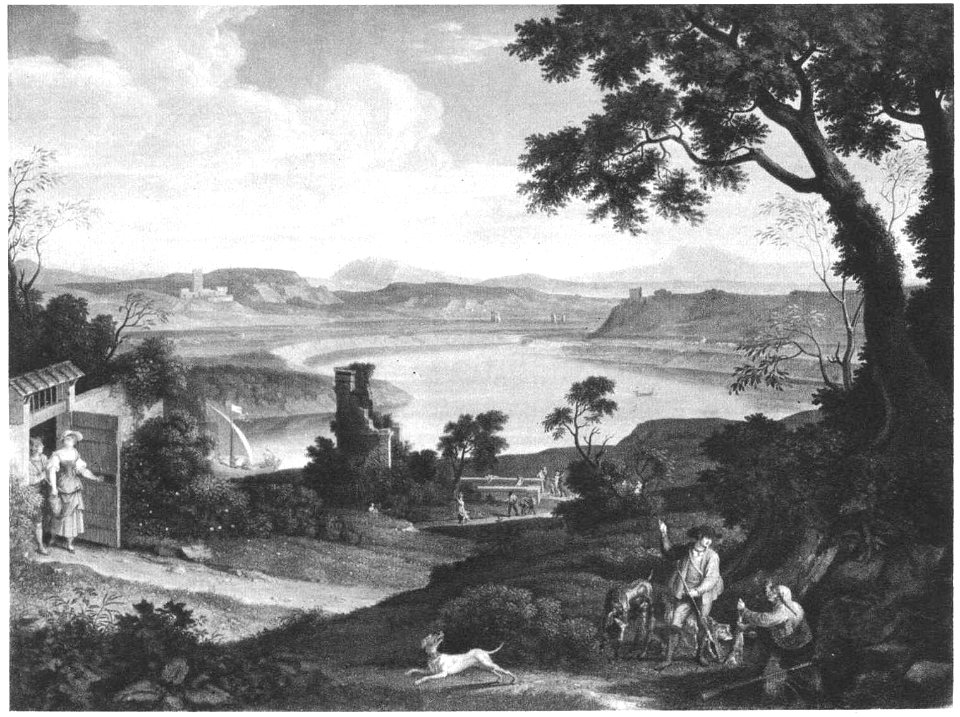 Joseph Anton Koch Tiberlandschaft
