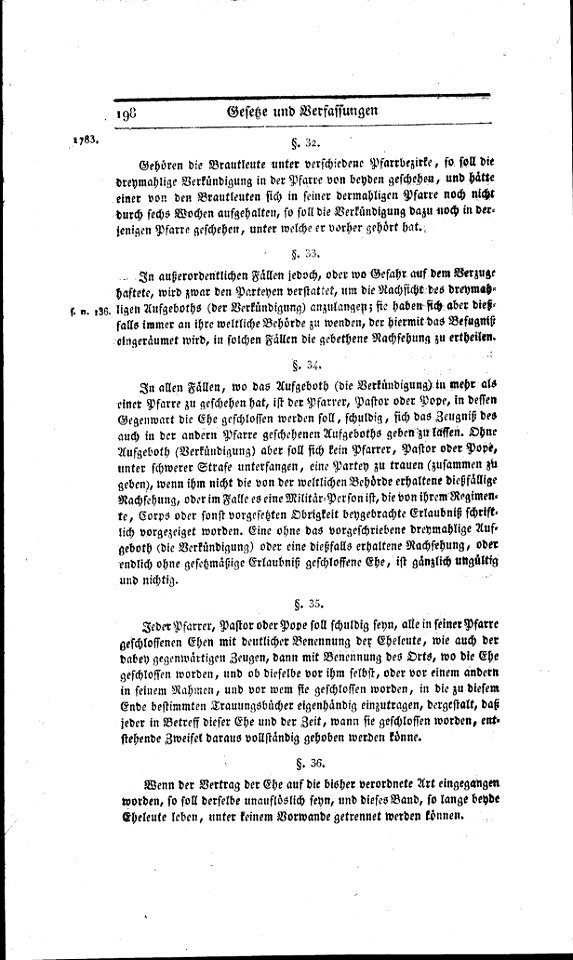 Joseph des Zweiten Gesetze und Verfassungen im Justiz-Fache (1780-1784) 198