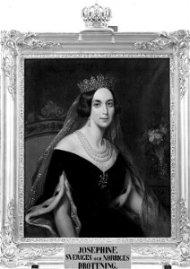 Josefina, 1807-1876, drottnig, gift med Oscar I - Nationalmuseum - 39358. Free illustration for personal and commercial use.