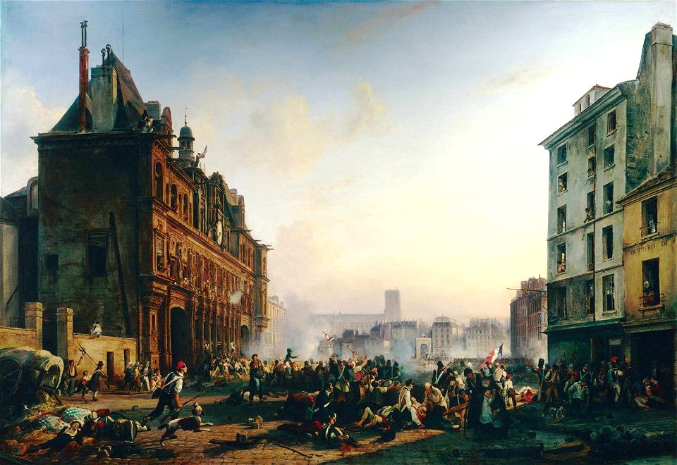 Joseph BEAUME - Attaque de l’Hôtel de Ville de Paris, le 28 juillet 1830
