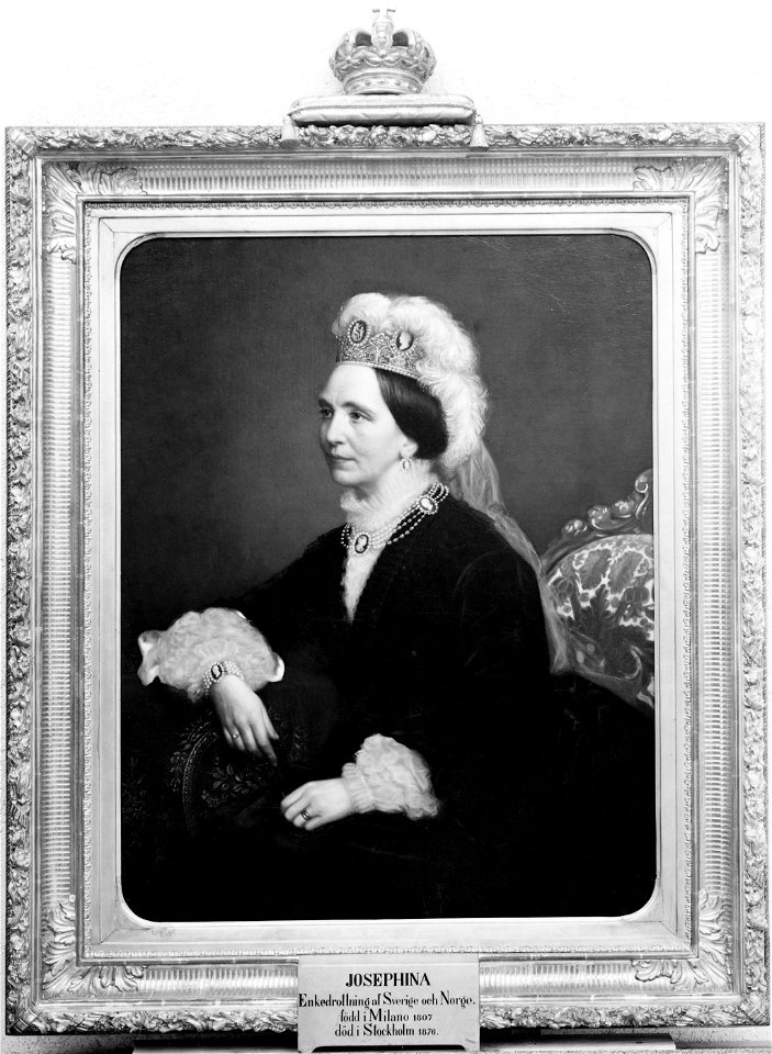Josefina, 1807-1876, drottning , gift med Oskar I (Bertha Valerius) - Nationalmuseum - 38965