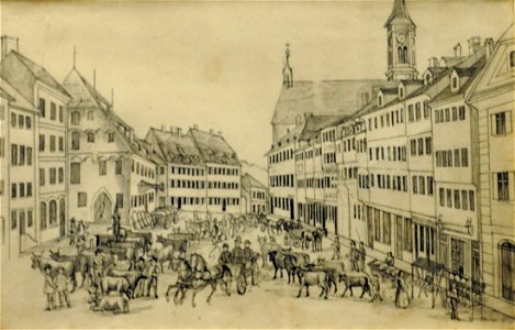 Joseph Bayer Viehmarkt 19Jh