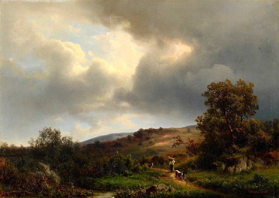 Joseph Bernardi Eifellandschaft