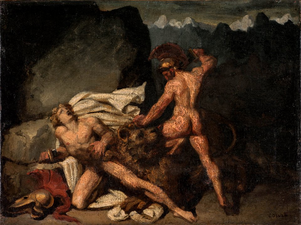 Joseph Désiré Court - Scène héroïque. Caïn et Abel - PDUT1715 - Musée des Beaux-Arts de la ville de Paris