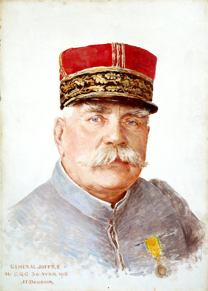 Joseph Félix Bouchor - Portrait du général Joseph Joffre (1852-1931) - P1254 - Musée Carnavalet