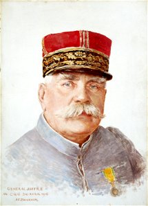 Joseph Félix Bouchor - Portrait du général Joseph Joffre (1852-1931) - P1254 - Musée Carnavalet